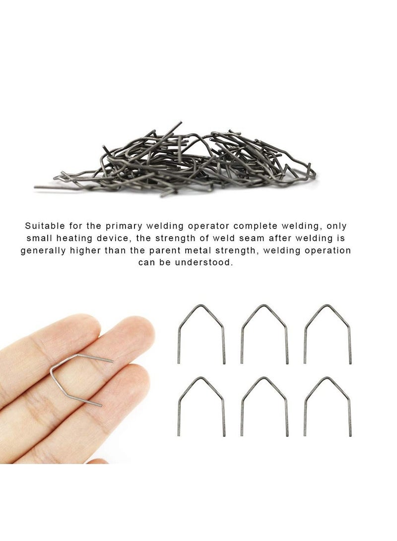 SYOSI 500PCS Welding Rods Hot Staple Wave Staples for Bumper Repair Welding Repair Machine, Plastic Hot Stapler Welding Stainless Steel for All Cars V-Shaped 0.8mm - Image 5