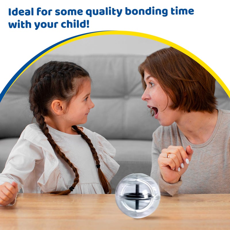 Thames & Kosmos Gyroscope | Perfectly Balanced & Precision Tested | Essential STEM Tool | Classic Scientific Device | Experiments in Physics, Forces & Gravity | Nostalgic Spinning Science Toy - Image 4