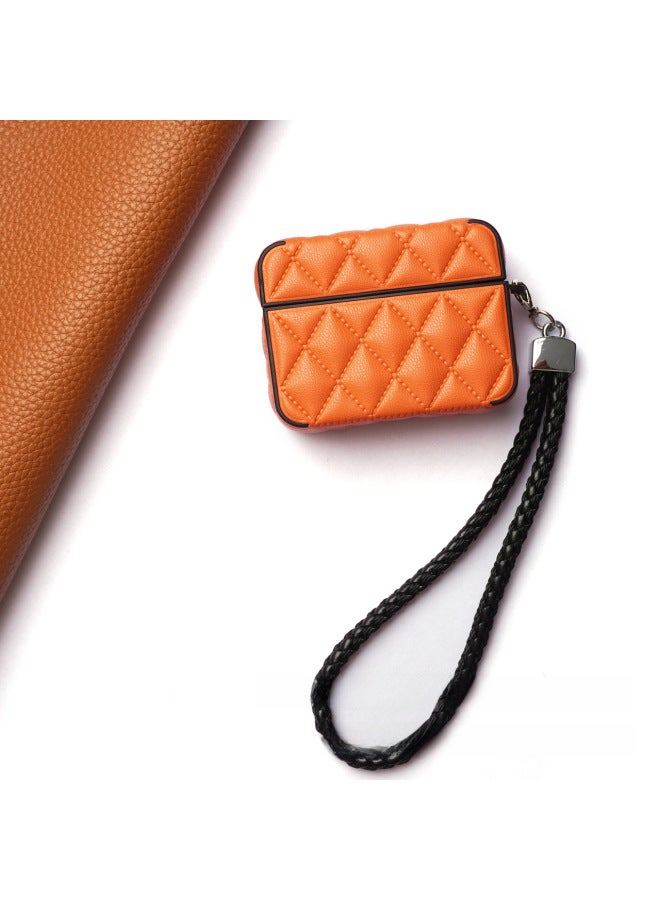 Neutral Outlet Elegant Rhombic Down Jacket Earphone Cover For Apple Airpods Earphone Protective Cover - Image 1