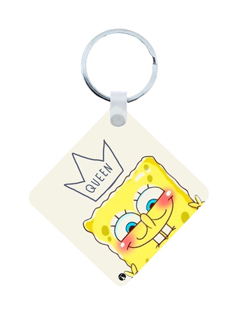 RKN Spongebob Wooden Keychain