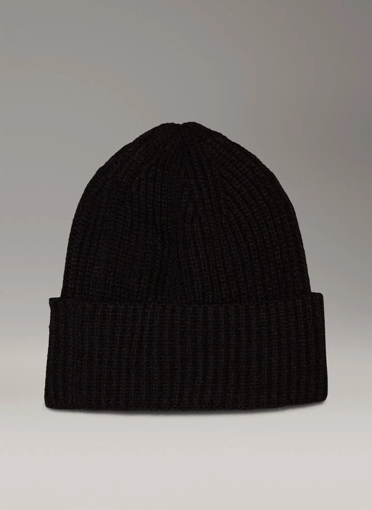 Calvin Klein Jeans Kids Monogram Rib Beanie