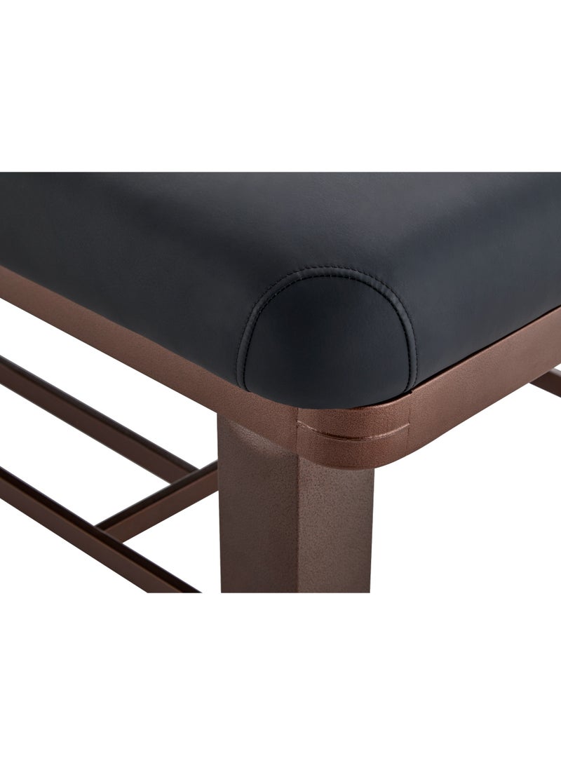 Cool Baby Black Leather Massage Bed, Home Massage, Physiotherapy - Image 4