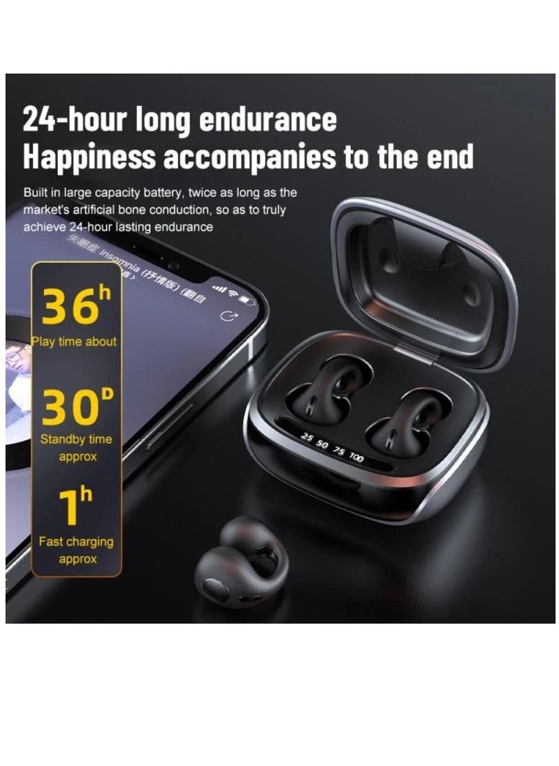 AROAQ - TWS Bluetooth 5.3 Earphones Wireless Earbuds Sports Sound Earbuds Earring Earbuds - Image 1