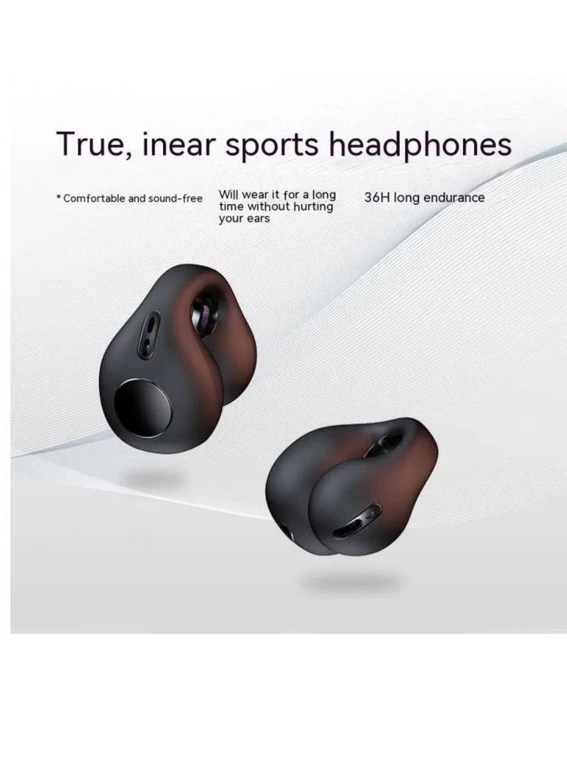 AROAQ - TWS Bluetooth 5.3 Earphones Wireless Earbuds Sports Sound Earbuds Earring Earbuds - Image 1