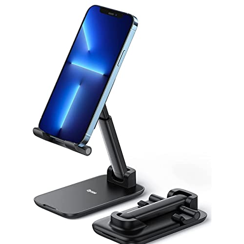 Dyazo Height Adjustable, Angle Adjustable, Fully Foldable, Anti-Slip Tabletop Mobile Phone Stand/Holder Compatible for Vivo, Oppo, iPhone, Samsung and All Mobile Phones - Image 1