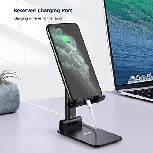 Dyazo Height Adjustable, Angle Adjustable, Fully Foldable, Anti-Slip Tabletop Mobile Phone Stand/Holder Compatible for Vivo, Oppo, iPhone, Samsung and All Mobile Phones - Image 2