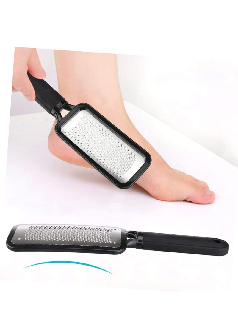 Oasisgalore 2-Piece Stainless Steel Pedicure Foot File Set, Exfoliating Tools for Smooth Skin & Callus Removal.  - Image 5