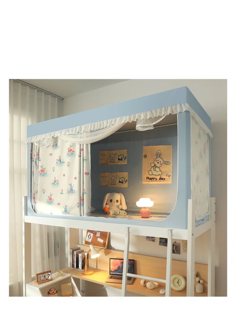 Bed Canopy Tents Curtain Blackout Curtain Single Bed Tent Curtain Student Shading Cloth Bed Canopy Mosquito Net Student Sleep Privacy Protection