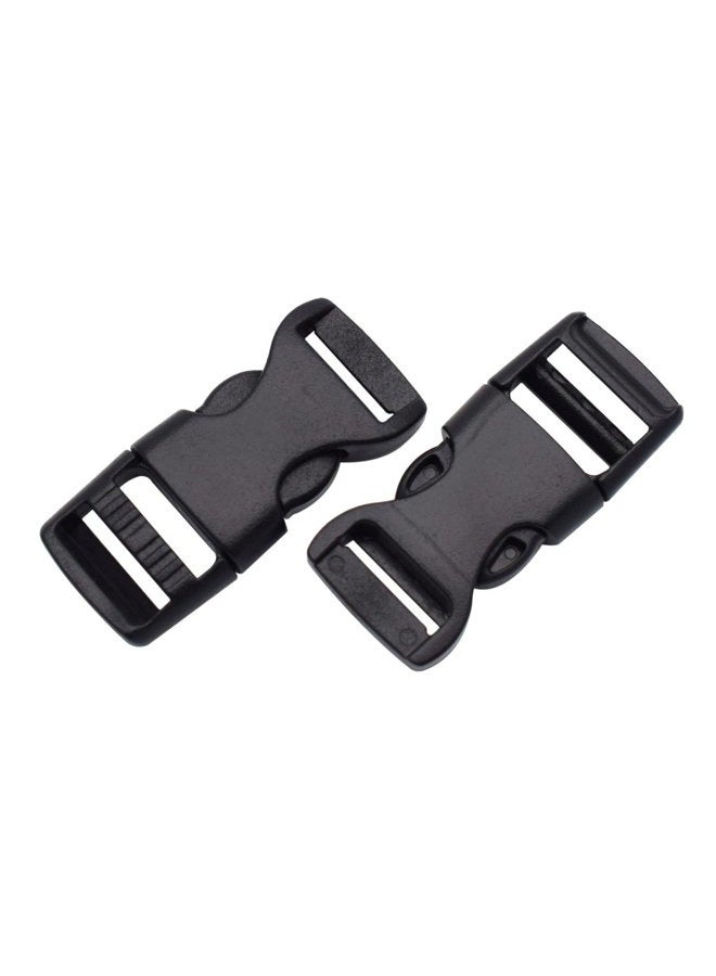 KEEJEA 15 Pack 1/2 inch Mini Buckle Adjustable Webbing Buckles 12mm Flat Side Release Buckles for Paracord Bracelet/Backpack Straps/Pet Collar - Image 3