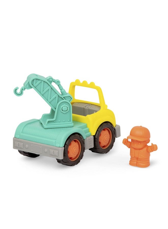 Battat Wonder Wheels - Set of 3 Kids Trucks - Dump, Cement, Tow - Recyclable Materials - Construction - 1+ - Image 5