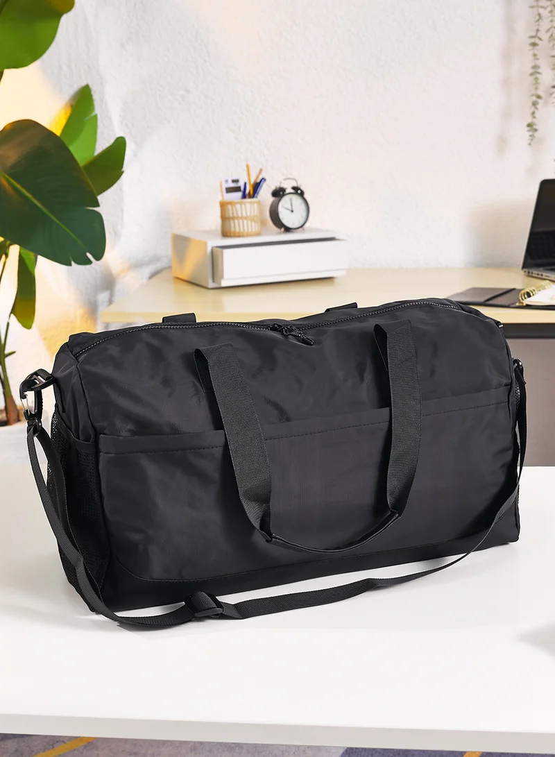 Travel And Gym Bag With Shoe Compartment