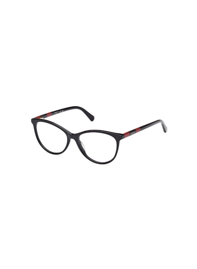 GANT Ga4149 Cat Acetate Frames For Women Size 52, Shiny Black - Image 1