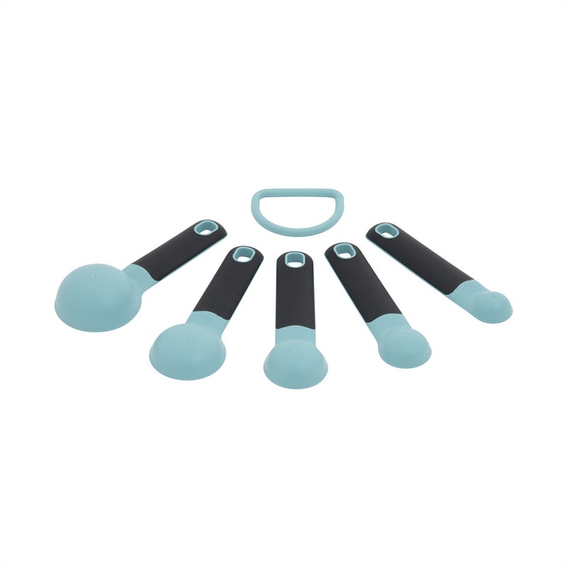 KitchenAid Measuring Spoons, Set Of 5, Aqua Sky - Image 2