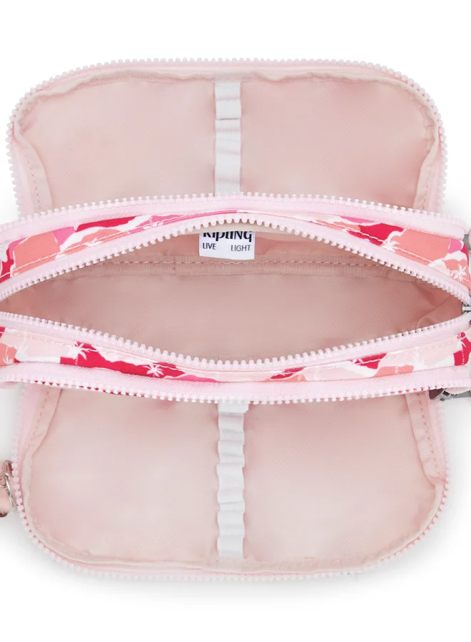 kipling Gitroy Pink Palm Large Pencase I3560-1Bv