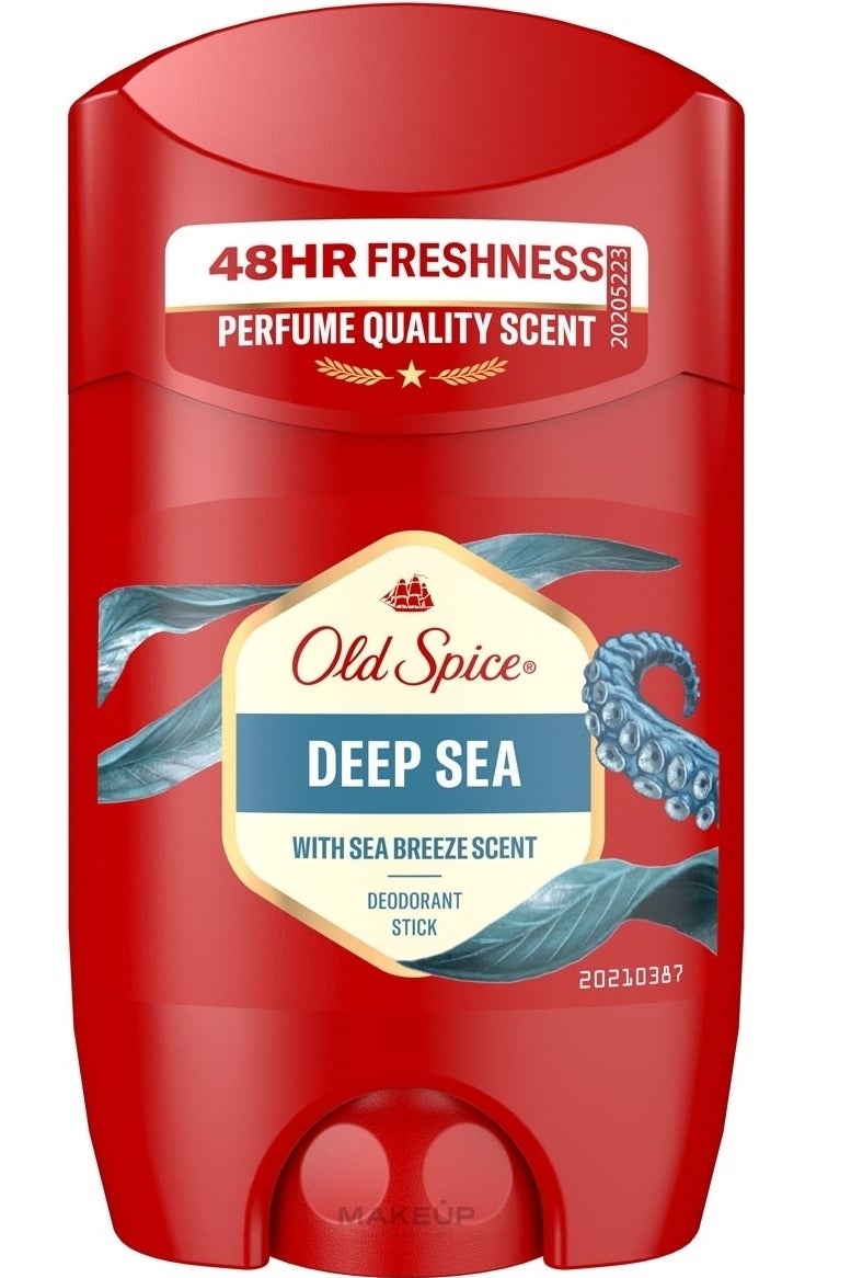 Old Spice Deodorant Stick Deep Sea With Sea Breeze Scent 50ml (Pack of 3)  - Image 2