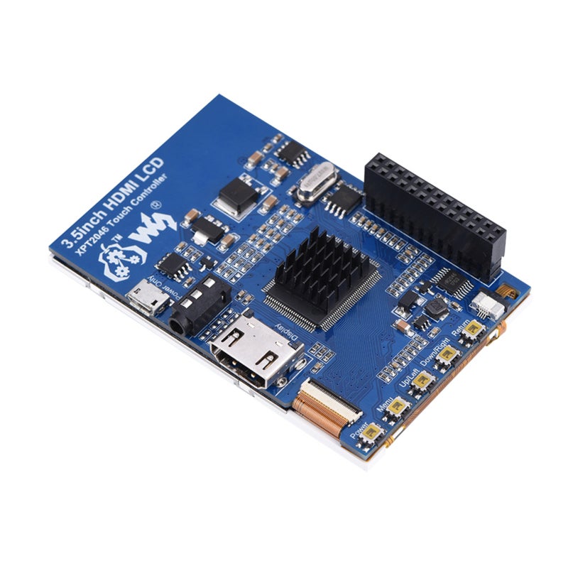 3.5Inch LCD Display Wide Viewing Angle Designed For RPi - HD Multimedia Interface LCD Screen Adjustable Resolution 60Fps For Computer - Image 2