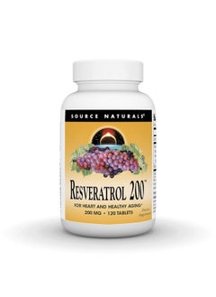 Source Naturals Resveratrol 200 For Healthy Aging* 200 Mg 120 Tablets  - Image 1