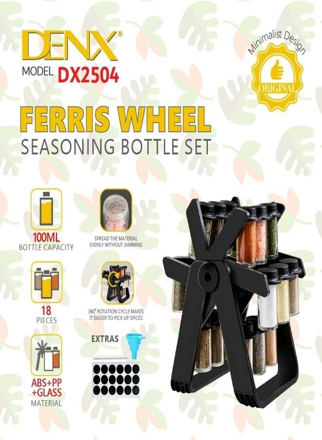 Denx DX2504 - Ferris wheel seasoning bottle set - Image 1