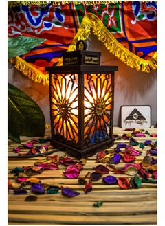 Egypt Antiques Ramadan lantern in its new form, the first rock salt lantern in Egypt, produced by Egypt Antiques, mixed colors.  - Image 1