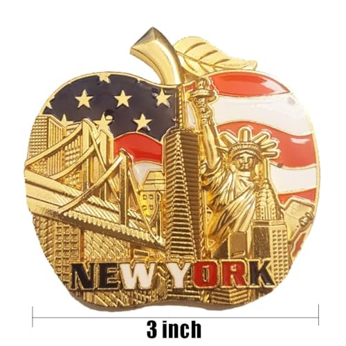Favorict Color May Vary. New York Souvenir Fridge NY Magnet - NYC Magnet (Pack 1) - Image 2