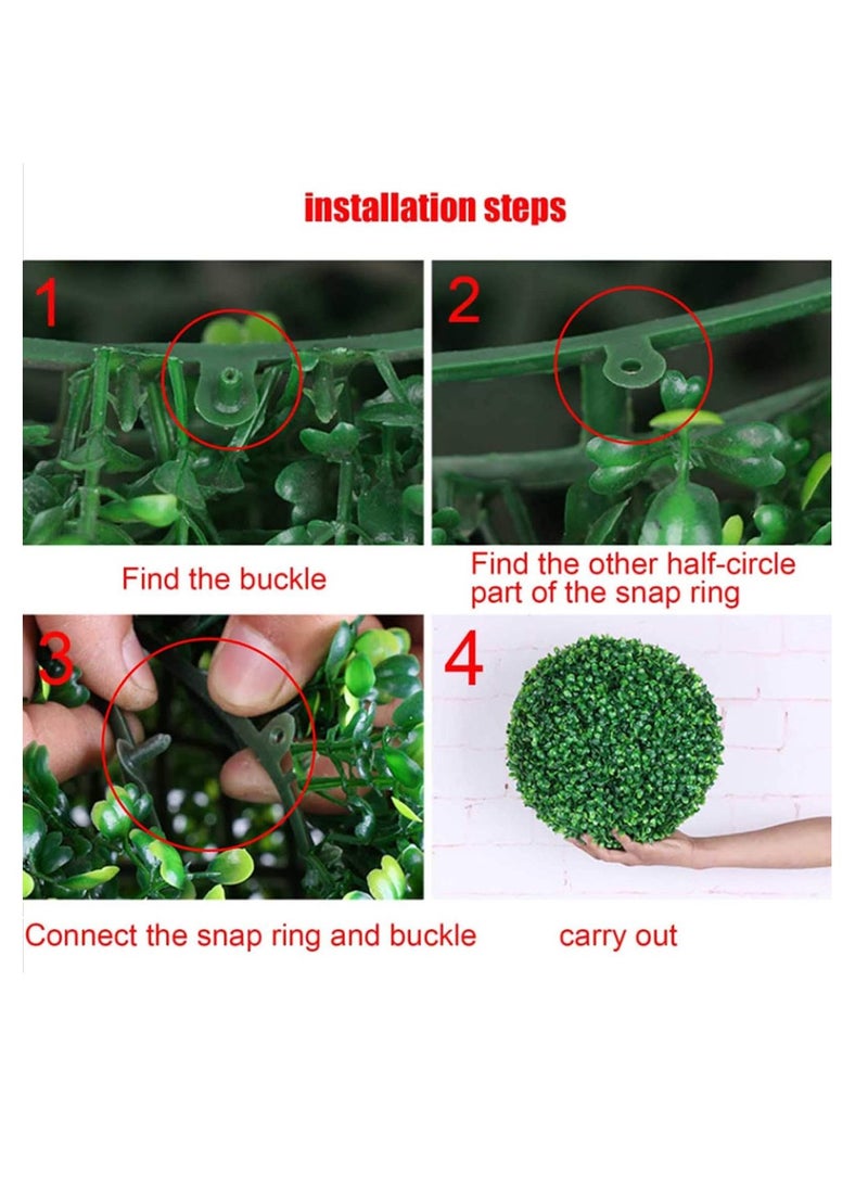𝐅𝐅𝐃 Artificial Boxwood Topiary Ball, Boxwood Plant Green Ball, for Table Decoration, Garden Wedding Decor - Image 3