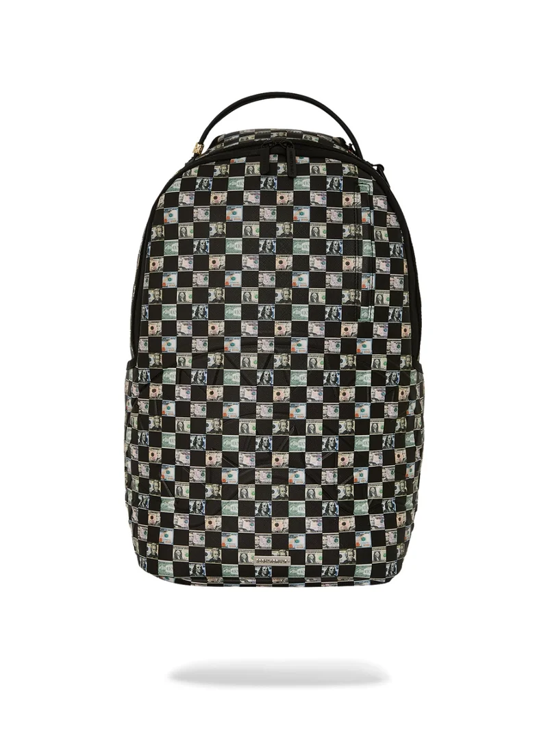 SPRAYGROUND MONEY CHECK PATTERN DLXSV BACKPACK