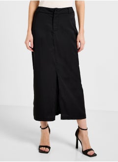ELLA Pencil Skirt With Front Slit  - Image 1