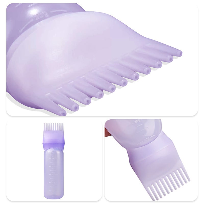 New Toothed Plastic Dry Cleaning Bottle With Scale Thickened Hair Dyeing Bottle Perm Hair Dyeing Cream Bottle Factory - Image 5