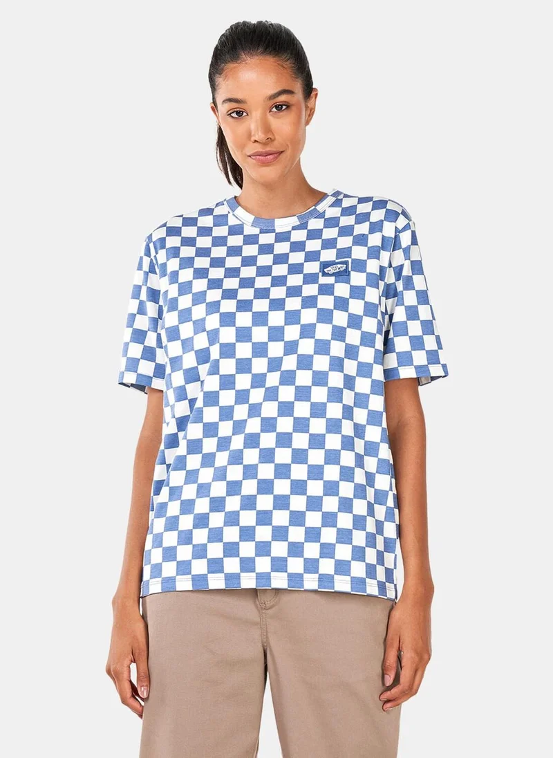 VANS Women's Skate Off The Wall Check T-Shirt