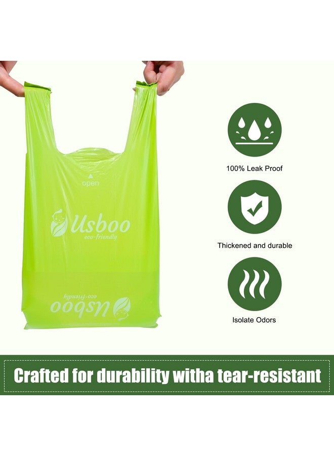 USBOO Disposable Diaper Bags for Baby, 9 Refill Rolls/108 Bags，OXO-Biodegradable Diaper Sacks with Dispenser,Easy-Tie Handles,Large Dirty Diaper Disposal or Pet Waste Bags - Image 4