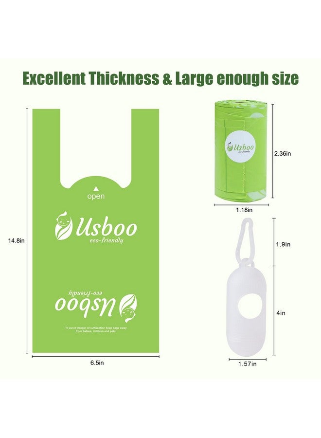 USBOO Disposable Diaper Bags for Baby, 9 Refill Rolls/108 Bags，OXO-Biodegradable Diaper Sacks with Dispenser,Easy-Tie Handles,Large Dirty Diaper Disposal or Pet Waste Bags - Image 3