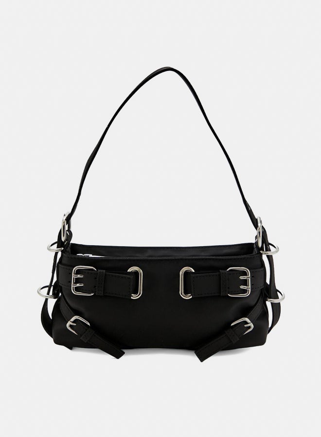FOREVER 21 Buckled Baguette Bag  - Image 5