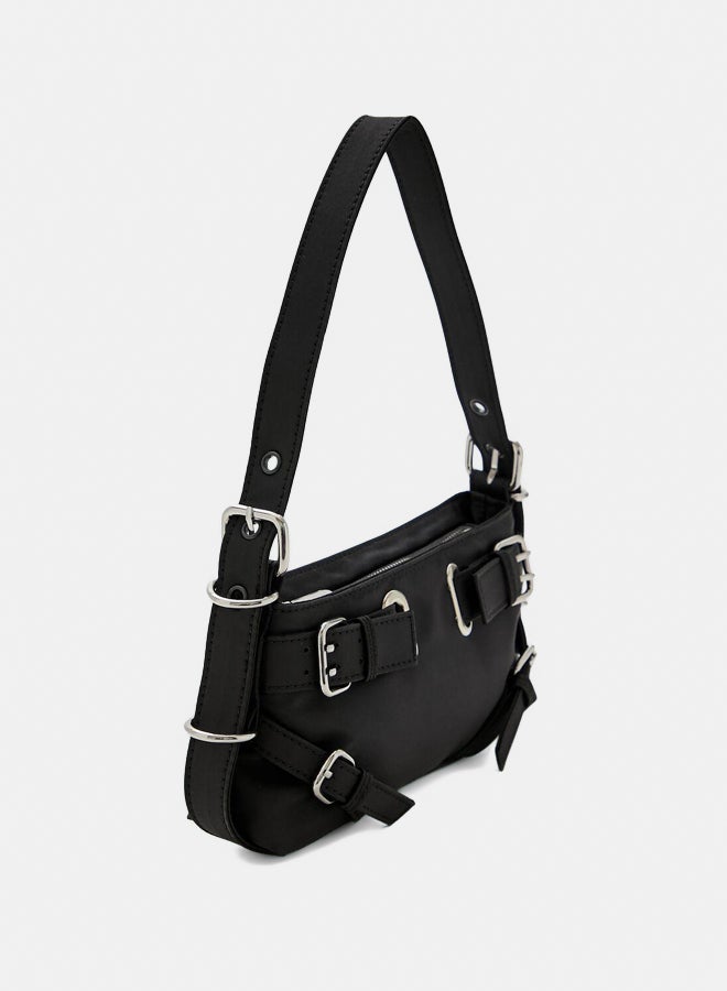 FOREVER 21 Buckled Baguette Bag  - Image 2