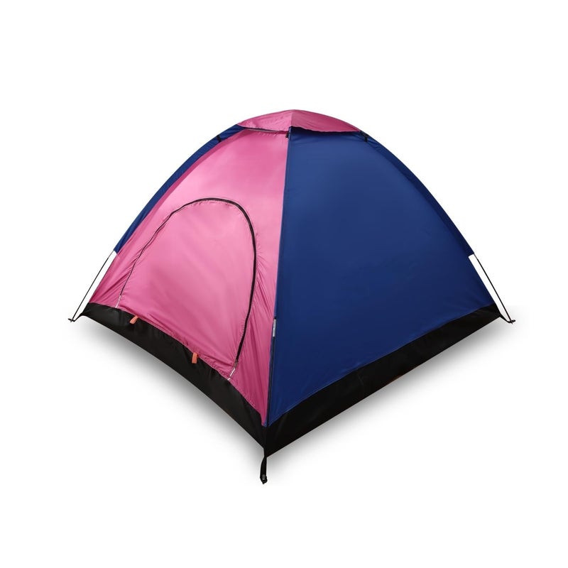 NINEOX Portable 4 Tent for Camping | Ideal for 4 Persons | Easy Setup for Picnic, Travel, Hiking, Trekking, Outdoor Camping | Waterproof and Windproof Tent | Superior Air Ventilation, Multicolor - Image 1