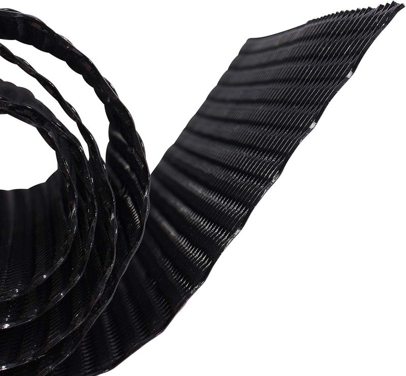 AggAuto Universal 40"x13" Car Grill Mesh - 100x33cm Aluminum Alloy Automotive Grille Insert Bumper 10x20mm Rhombic Hole, One of the Most Multifunctional Shape Grids Black - Image 4