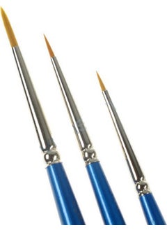 Pebeo 111 Flat Brush Blue Handle Acrylic-Oil Paint No:4 (1 PC) 