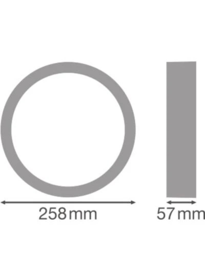 LEDVANCE Ledvance Surface Bulkhead Ring 250mm White IK10 Impact Resistant - Image 4