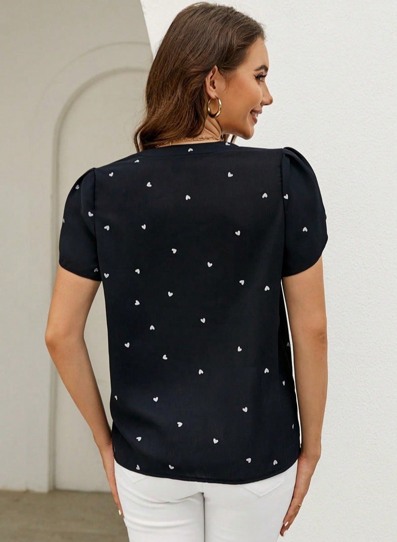 Shougu V-neck Shirt Temperament Women's Top  - Image 3