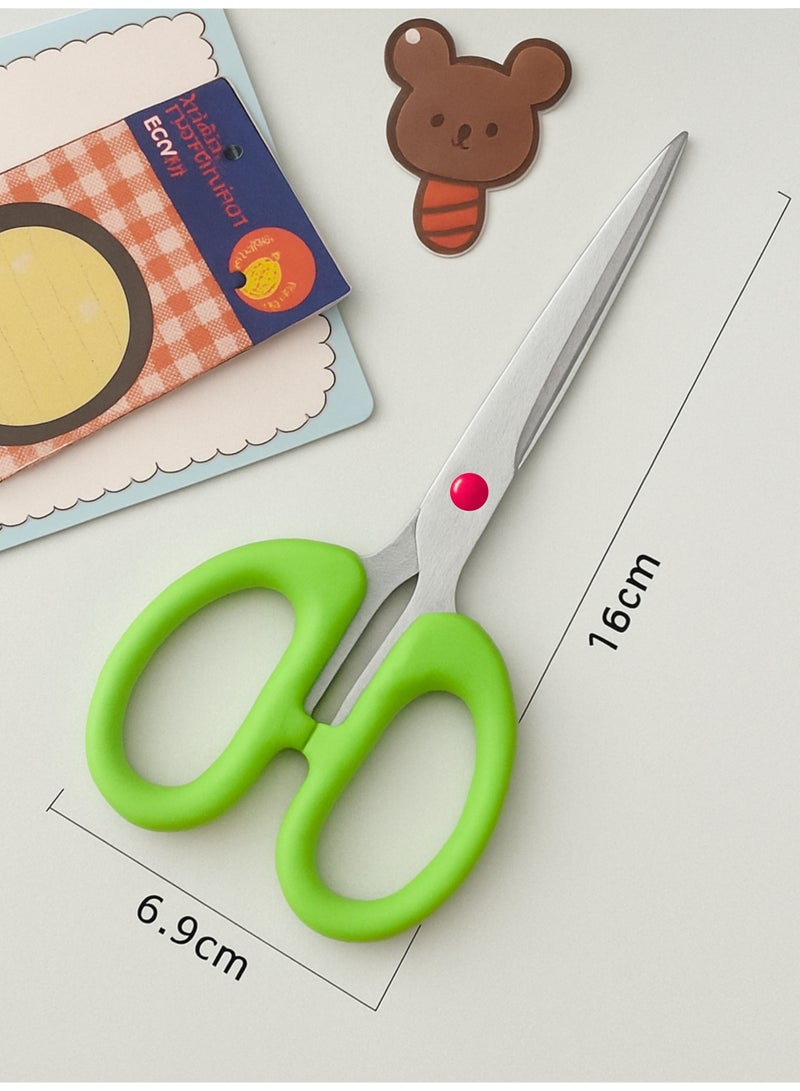 مقص من الفولاذ المقاوم للصدأ - لون أخضر - Image 3