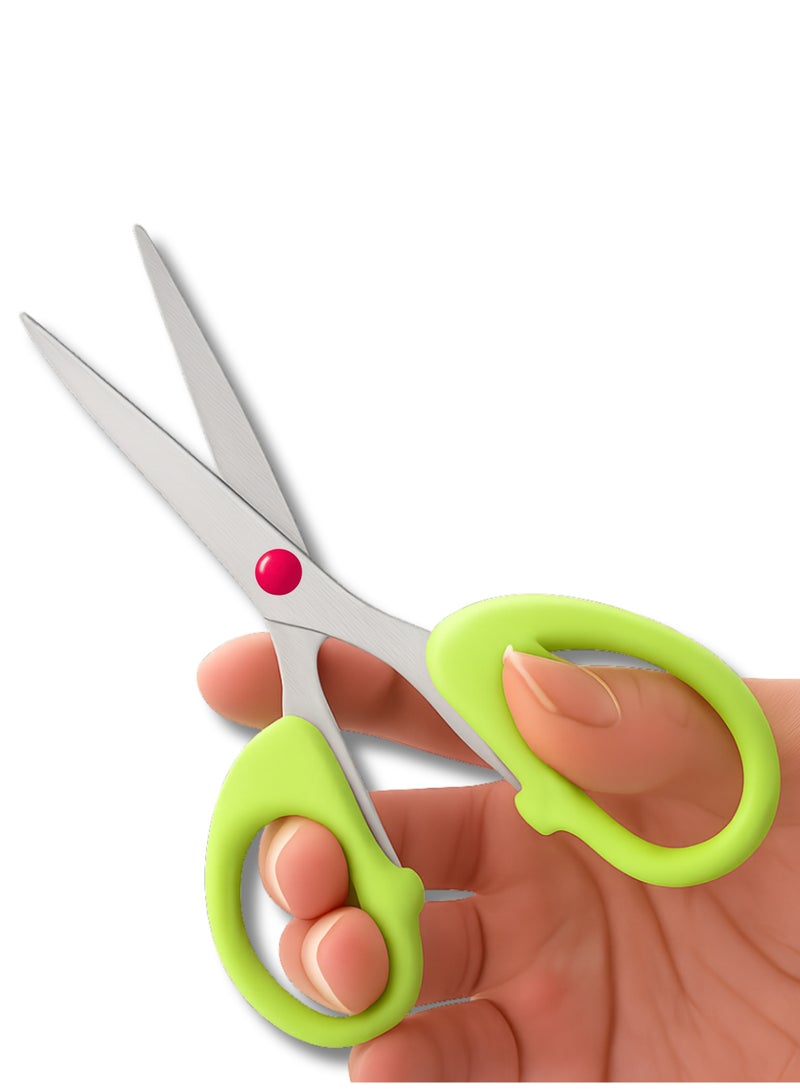 مقص من الفولاذ المقاوم للصدأ - لون أخضر - Image 2