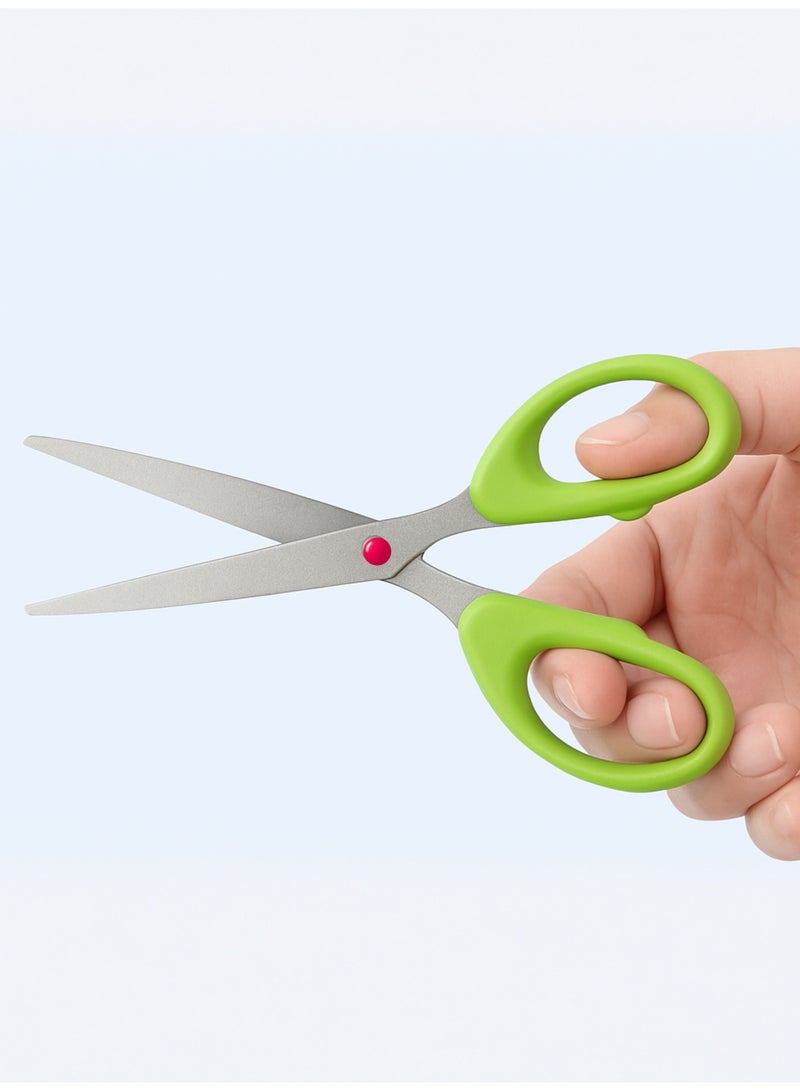 مقص من الفولاذ المقاوم للصدأ - لون أخضر - Image 4