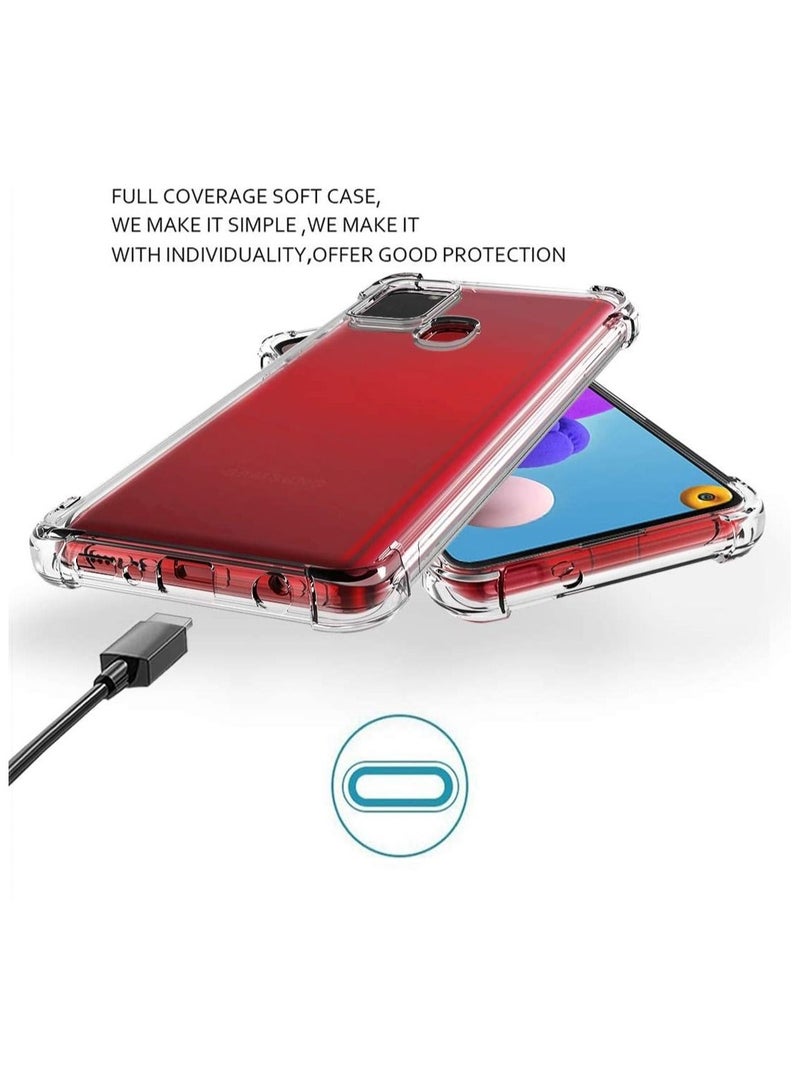 CATANES Samsung Galaxy A21s Case Clear Transparent Reinforced Corners TPU Shock-Absorption Gorilla Cover 6.5 inch - Image 4