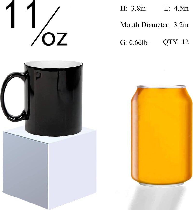 ABBSH Sublimation mugs (11OZ, Black) - Image 2