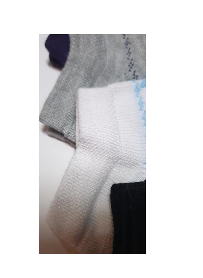 6pcs Girls Women Multicolor Breathable Ankle Socks - Image 3