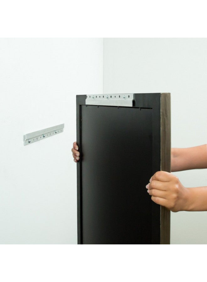 Hangman Z-Hanger Heavy Duty Mirror, Picture and Panel Hanger -Aluminum: Z-30 inch - Image 1