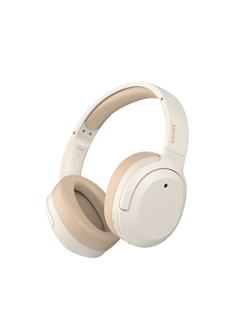 اديفير Hybrid Active Noise Cancelling Headphones - LDAC Codec - Hi-Res Audio Wireless & Wired - Fast Charge - 49H Playtime - Over Ear Bluetooth V5.2 Headphones Ivory - Image 1