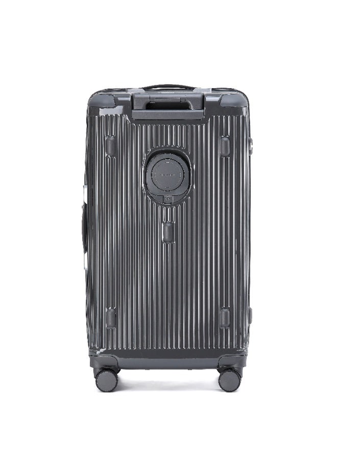 LIGHTGO 7672 Carbon Grey large size suitcase PC Suitcase Trunk case check in luggage 30 inch with TSA travel case YKK zipper - Image 2