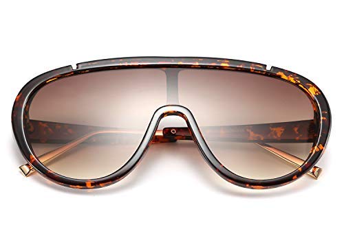 FEISEDY FEISEDY Sunglasses Women Oversized One Piece Frame UV400 Sun Glasses Trendy Retro Shades B2580  - Image 3