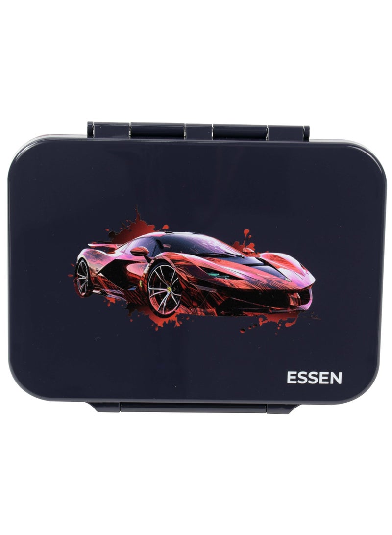 ESSEN Tritan Bento Lunch Box for Kids Boys - Car - Image 1