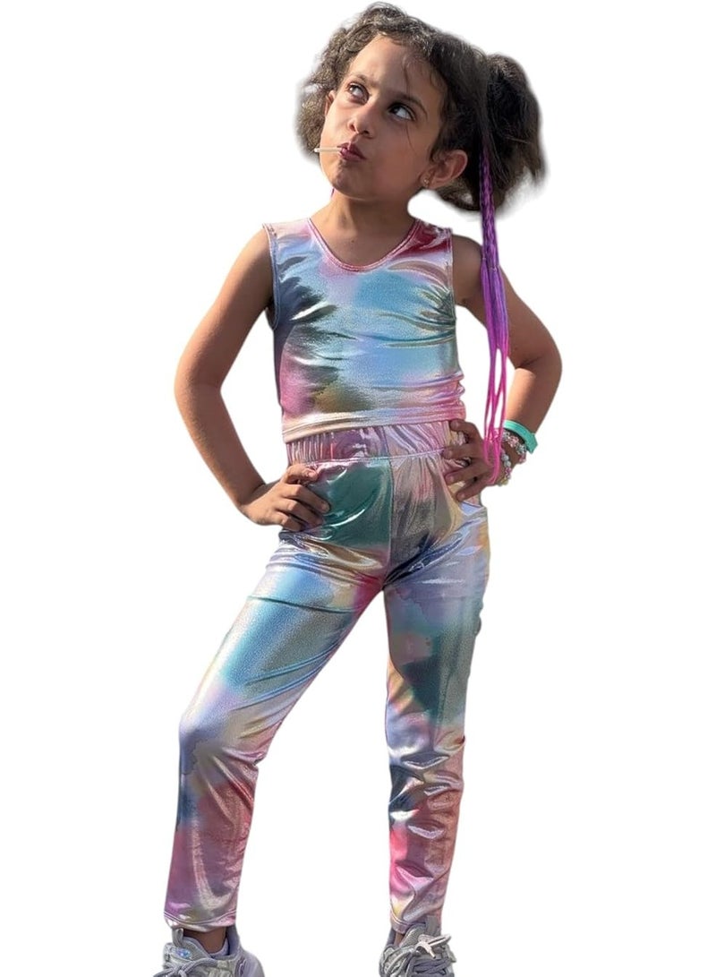 Lycra set of pieces suitable for gymnastics, gymnastics, and ballet